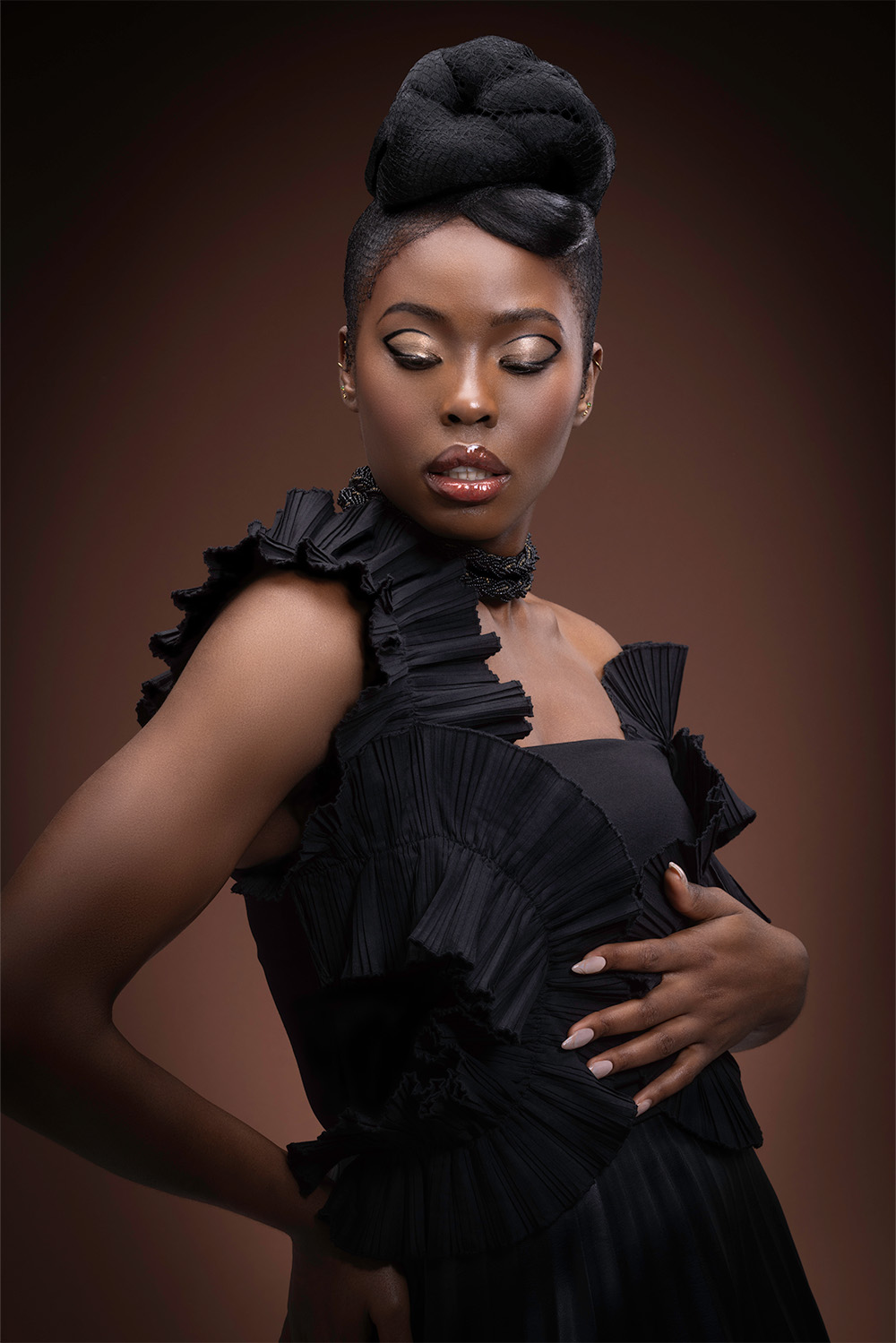 Tamara Robinson- BHA Midlands Hairdresser of the Year 2025 - High, Intricate, and Sculpted Bun