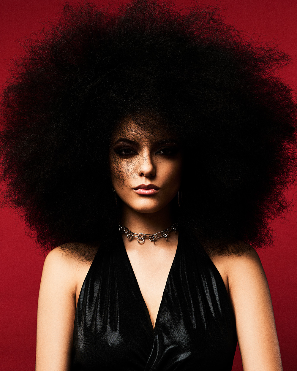 Nuru Perkins - BHA Midlands Hairdresser of the Year 2025 - Large, Voluminous Fluffy and Textured Afro