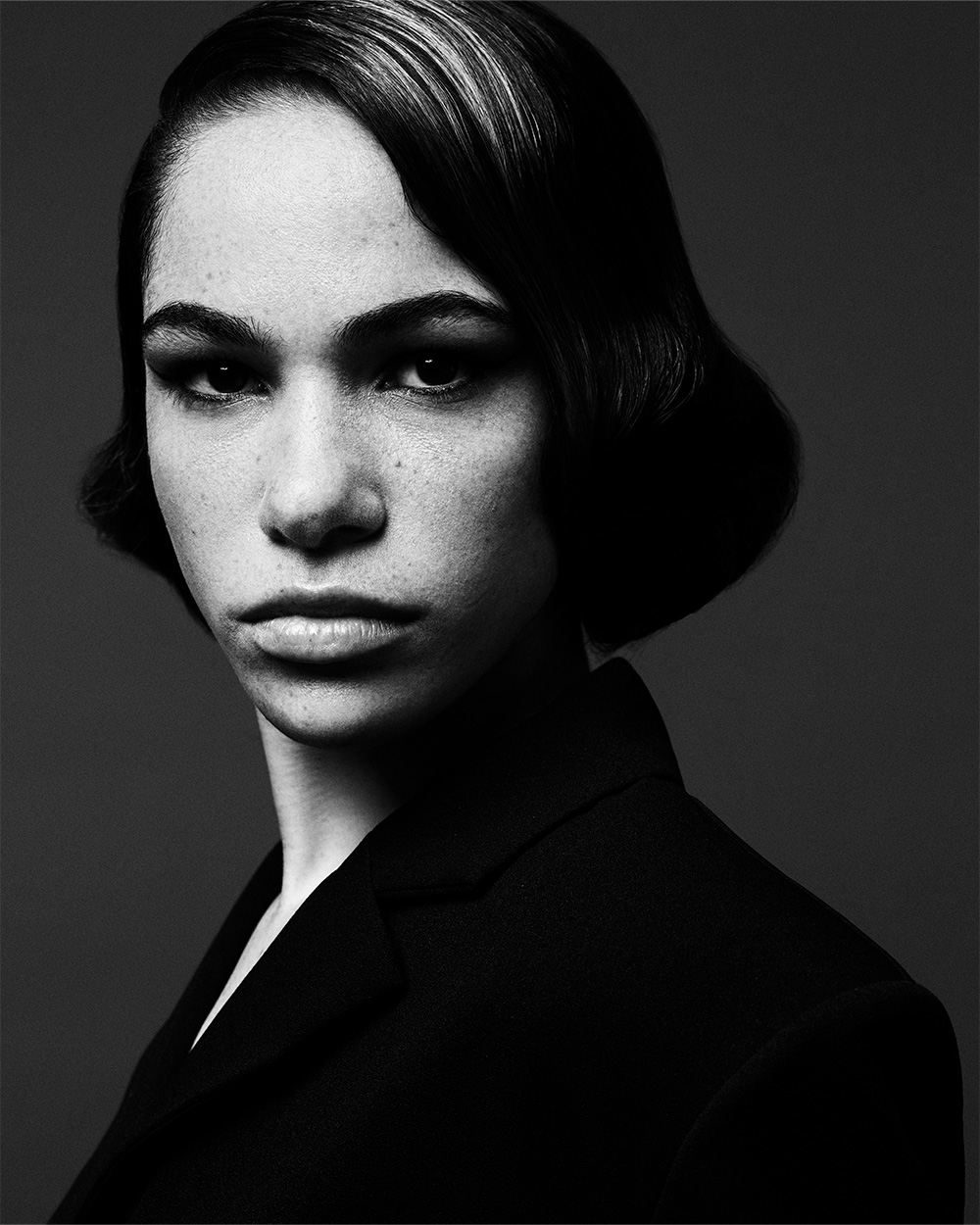 Nuru Perkins - BHA Midlands Hairdresser of the Year 2025 - Dark Brown Sleek Rounded Bob 