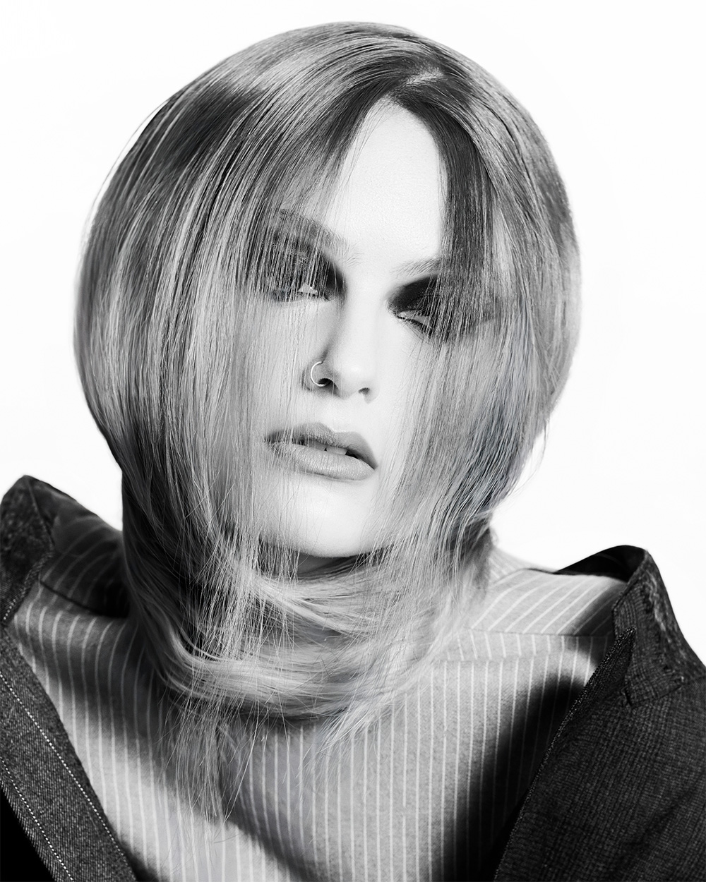 Melissa Timperley - BHA North Western Hairdresser of the Year 2025 - Blonde, Sleek Tucked in Rounded Bob 