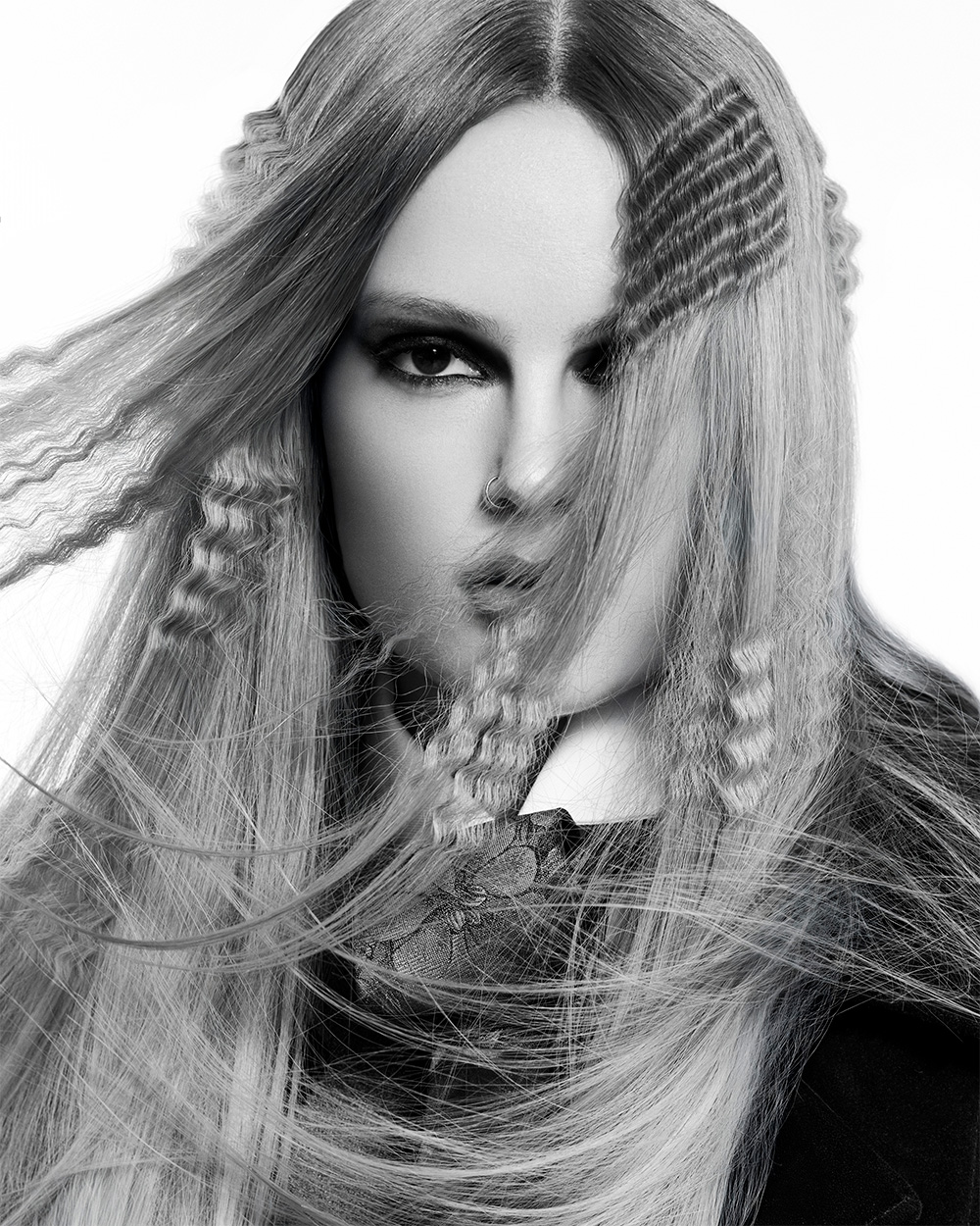 Melissa Timperley - BHA North Western Hairdresser of the Year 2025 - Blonde, Long Cut with Sections of Crimping