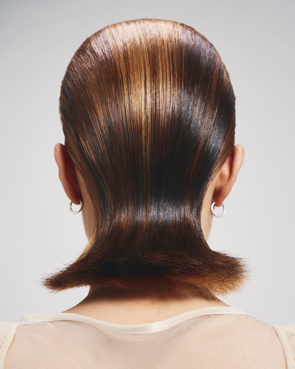 Mai Ha - BHA North Western Hairdresser of the Year 2025 -Short, Wet Look Bob with Copper Tones