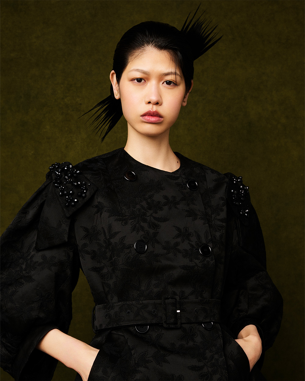 Paul Ralph & Hiro Kudo - BHA Scottish Hairdresser of the Year 2025 - Sleek Spiky Updo