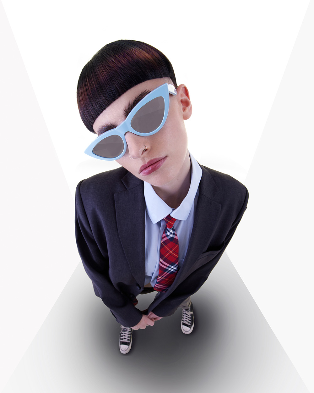 John Claxton - BHA North Western Hairdresser of the Year 2025 - Sleek, Brown, Blunt Bowl Cut