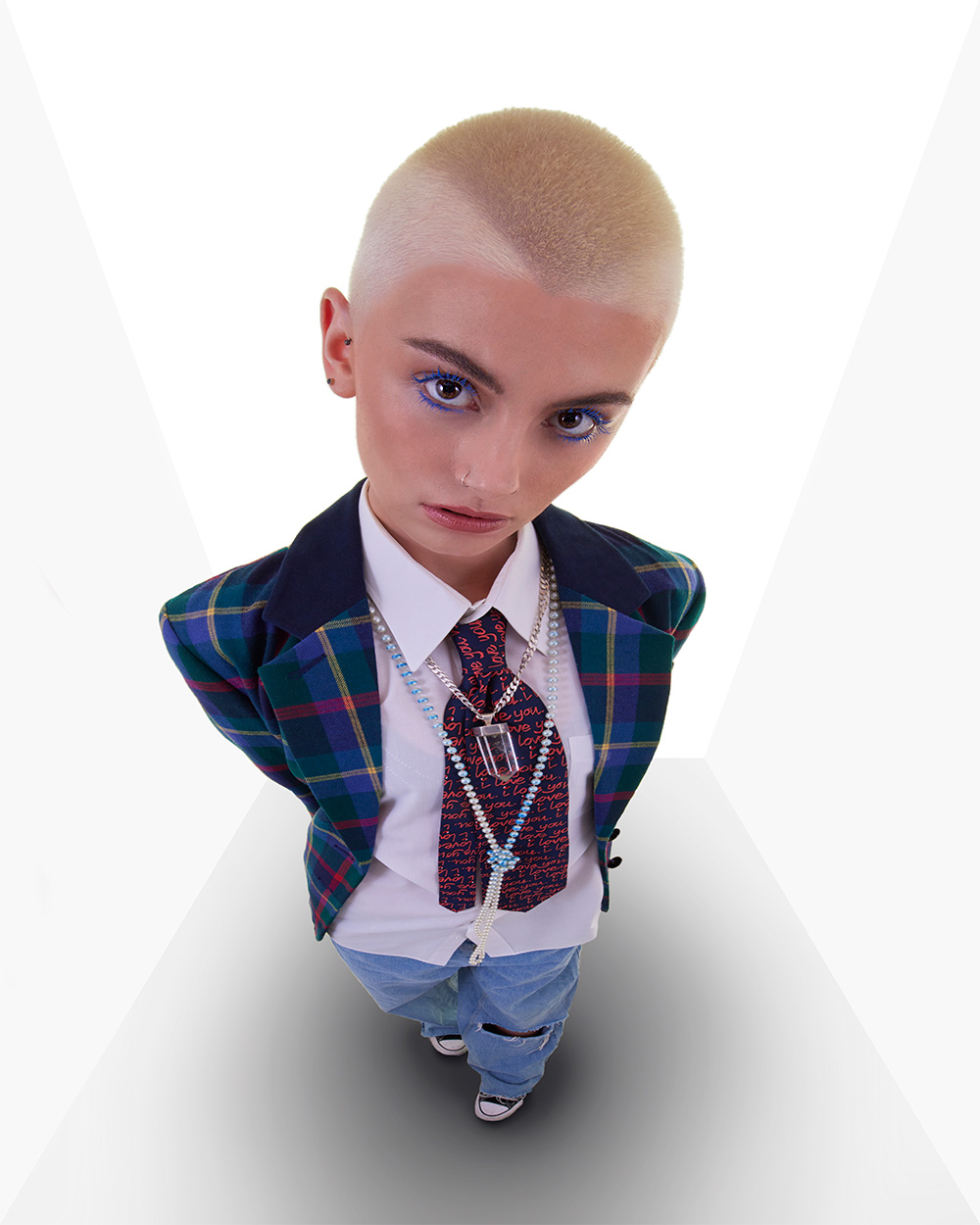 John Claxton - BHA North Western Hairdresser of the Year 2025- Light Blonde Buzz Cut 
