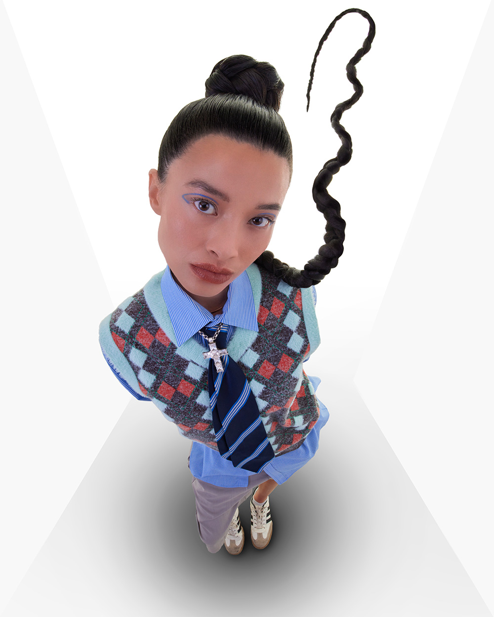 John Claxton - BHA North Western Hairdresser of the Year 2025 - High, Intricate Braided Bun 