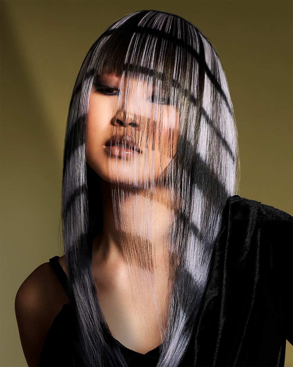 Karen Thomson - BHA Scottish Hairdresser of the Year 2025 - Creative Striped Hair