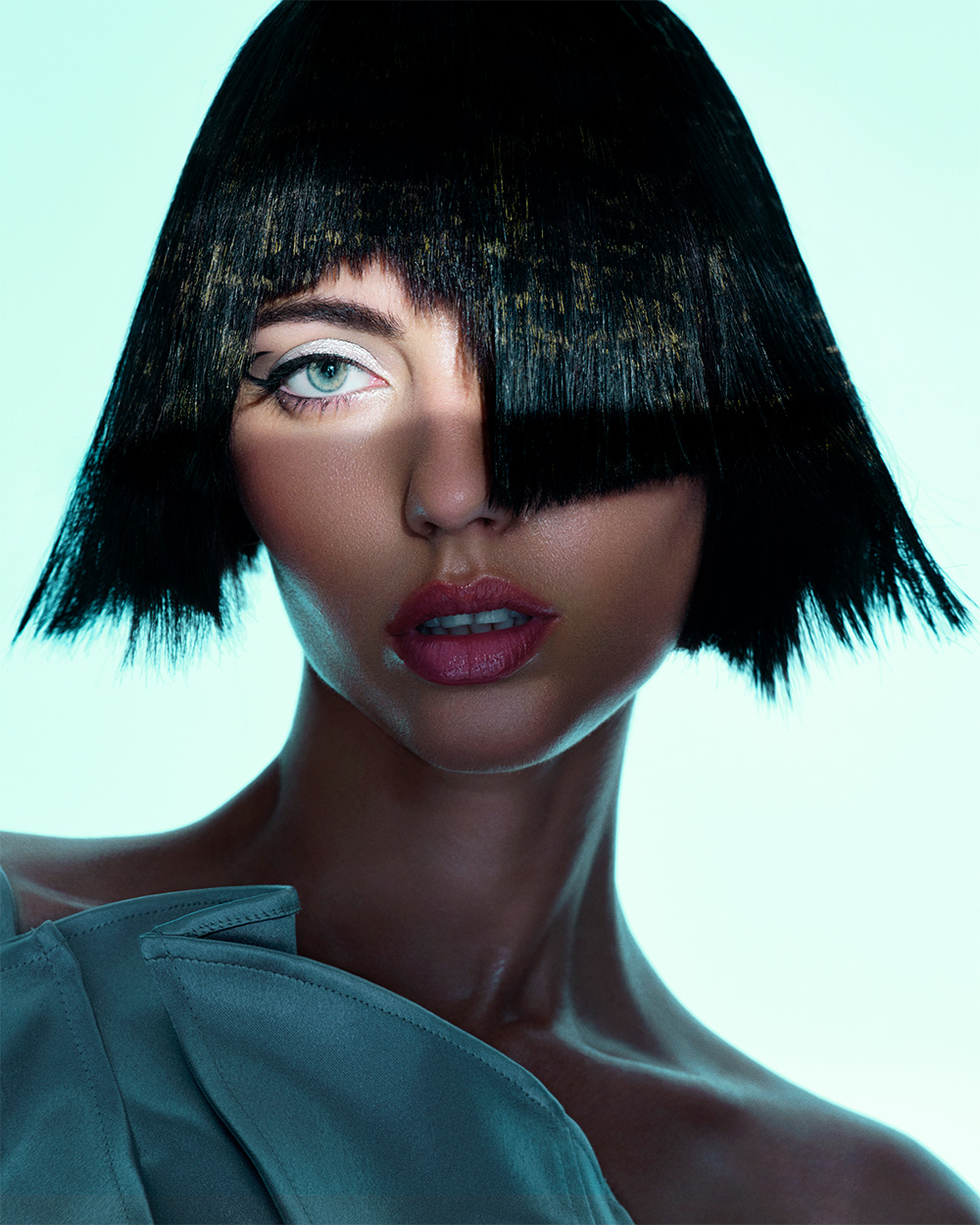 David Corbett - BHA Scottish Hairdresser of the Year 2025 - Choppy Black Bob