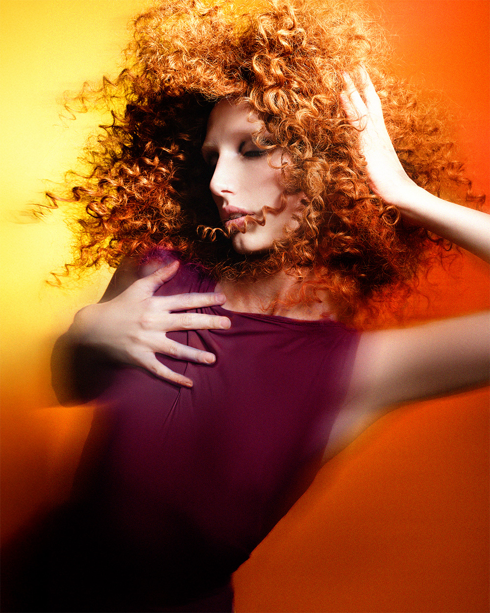 Jason Hall - BHA Scottish Hairdresser of the Year 2025 - Long Copper Curls