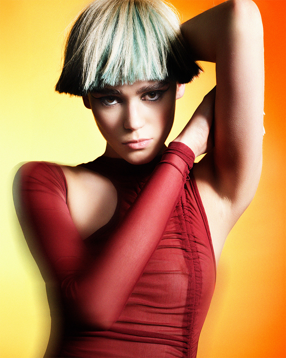 Jason Hall - BHA Scottish Hairdresser of the Year 2025 - Blonde Pageboy Bowl Cut 