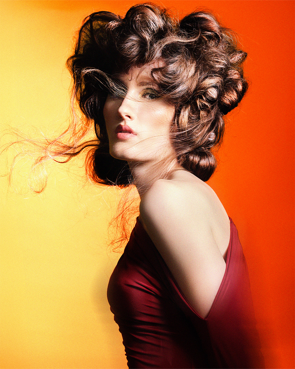 Jason Hall - BHA Scottish Hairdresser of the Year 2025 - Brunette Pin Curls