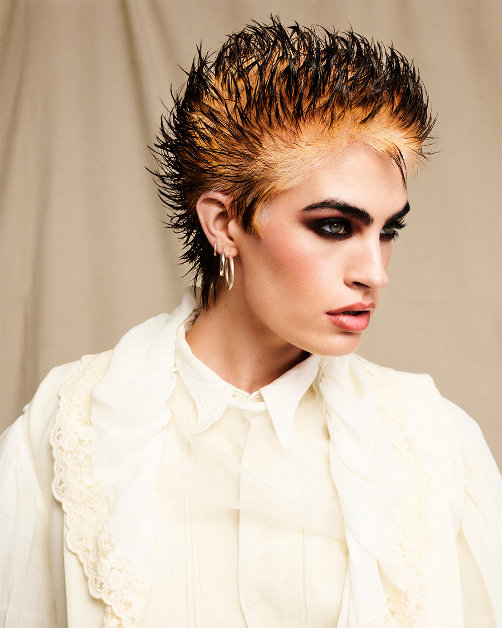 Diana Carson - BHA Scottish Hairdresser of the Year 2025 - Wet Look Spikes