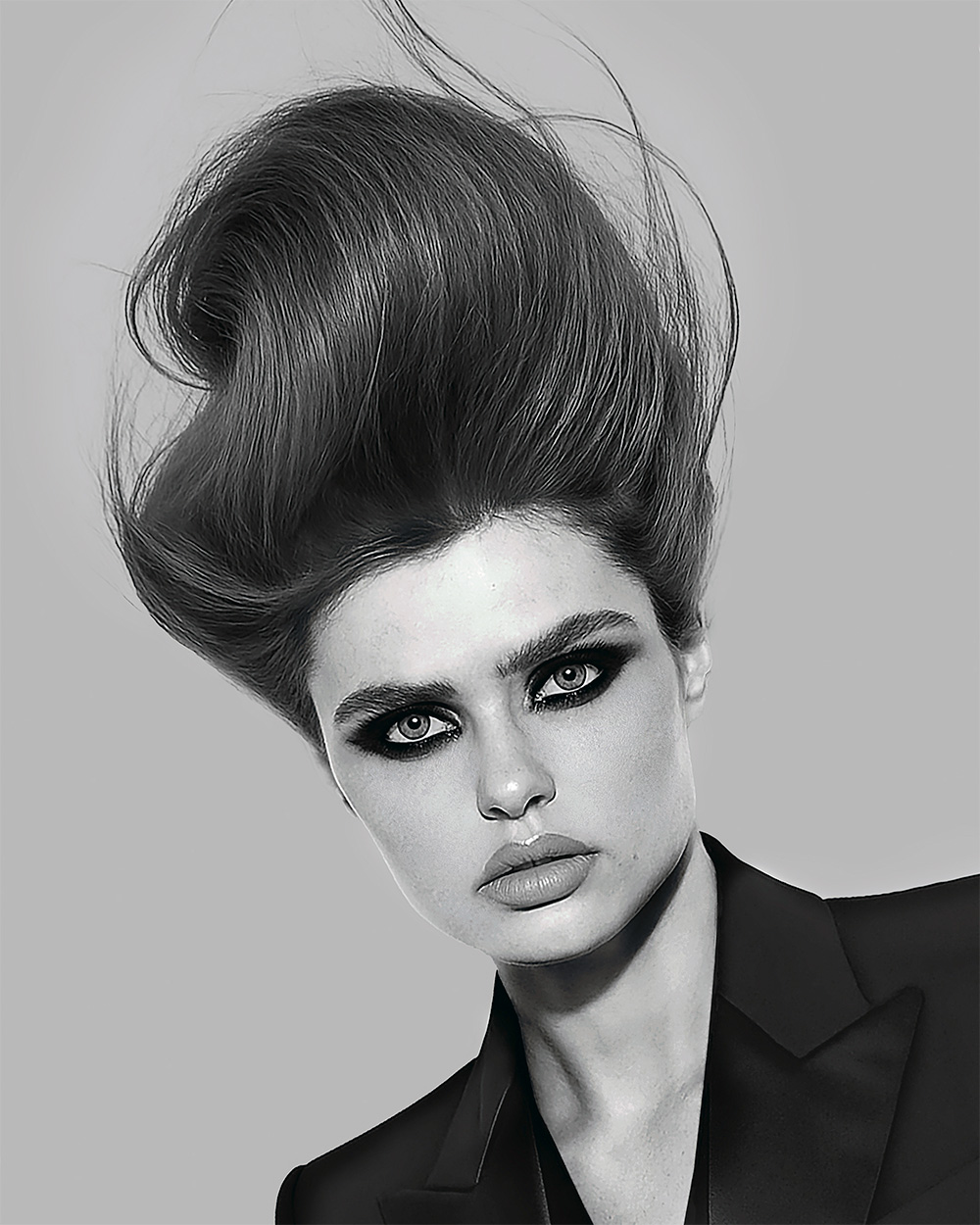 Robert Masciave & Ceri Cushen - BHA Southern Hairdresser of the Year 2025 - Shaped Brunette Beehive
