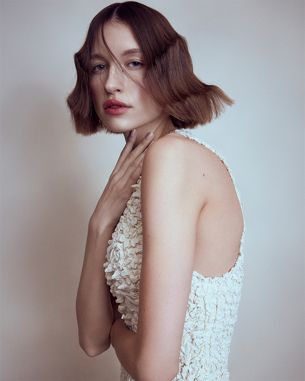 David Cassidy - BHA Southern Hairdresser of the Year 2025 - Brunette Bob with Crimp Details