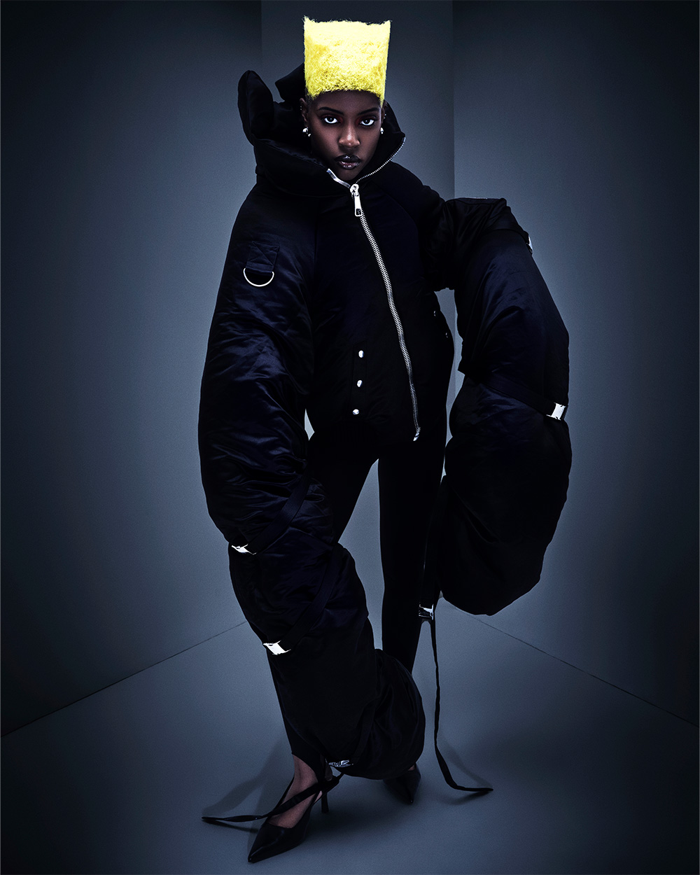 Casey Coleman - BHA Wales and South West Hairdresser of the Year 2025 - Short, Textured Yellow Afro