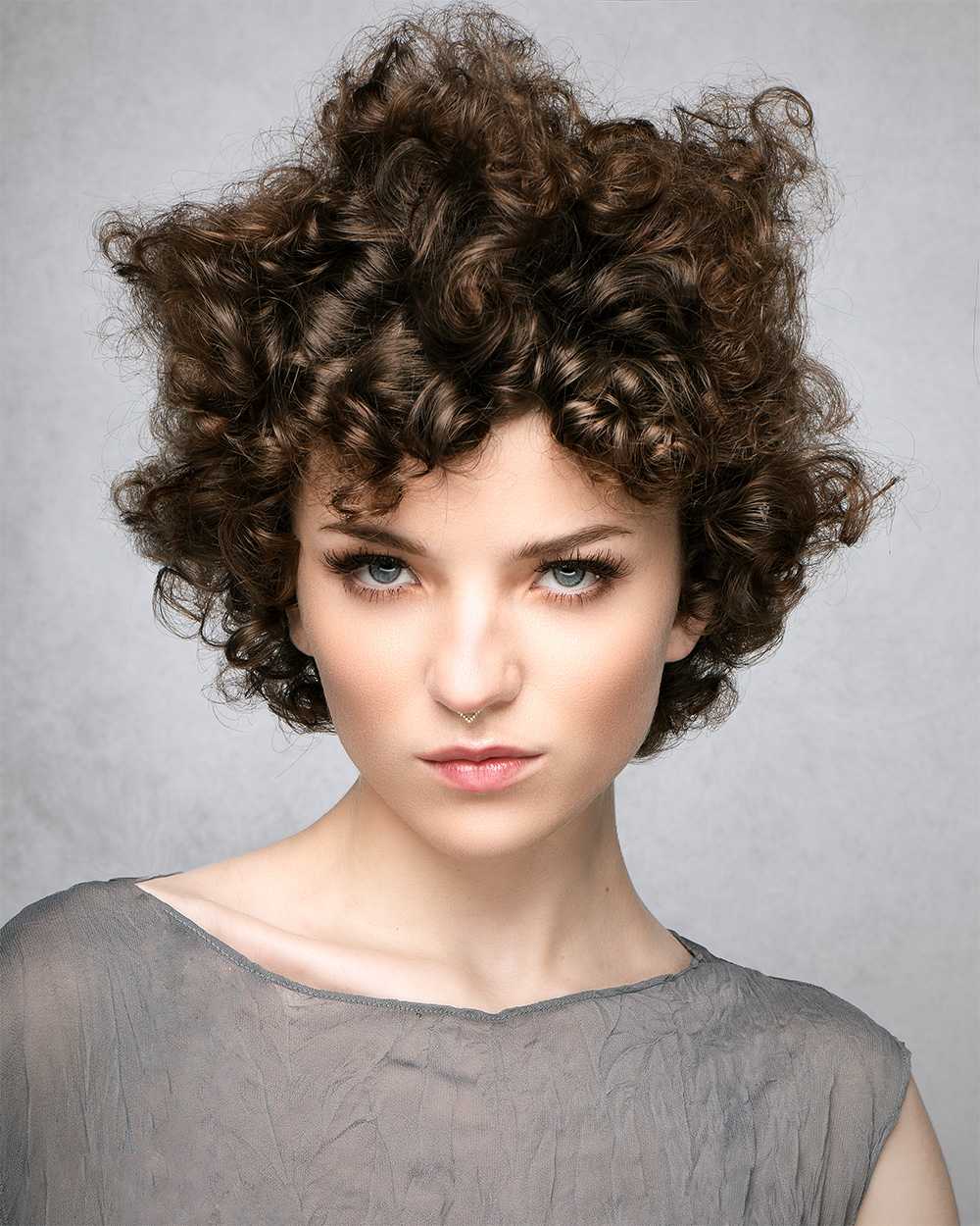 Josh and Sophie Goldsworthy - BHA Wales and South West Hairdresser of the Year 2025 - Tightly Coiled, Bouncy Brown Curls 