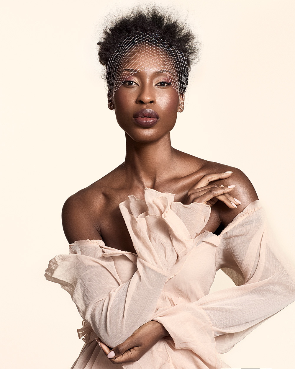 Melissa Timperley & Sara Williams - BHA Afro Hairdresser of the Year 2025 - Afro Hair with Netting Accessory 