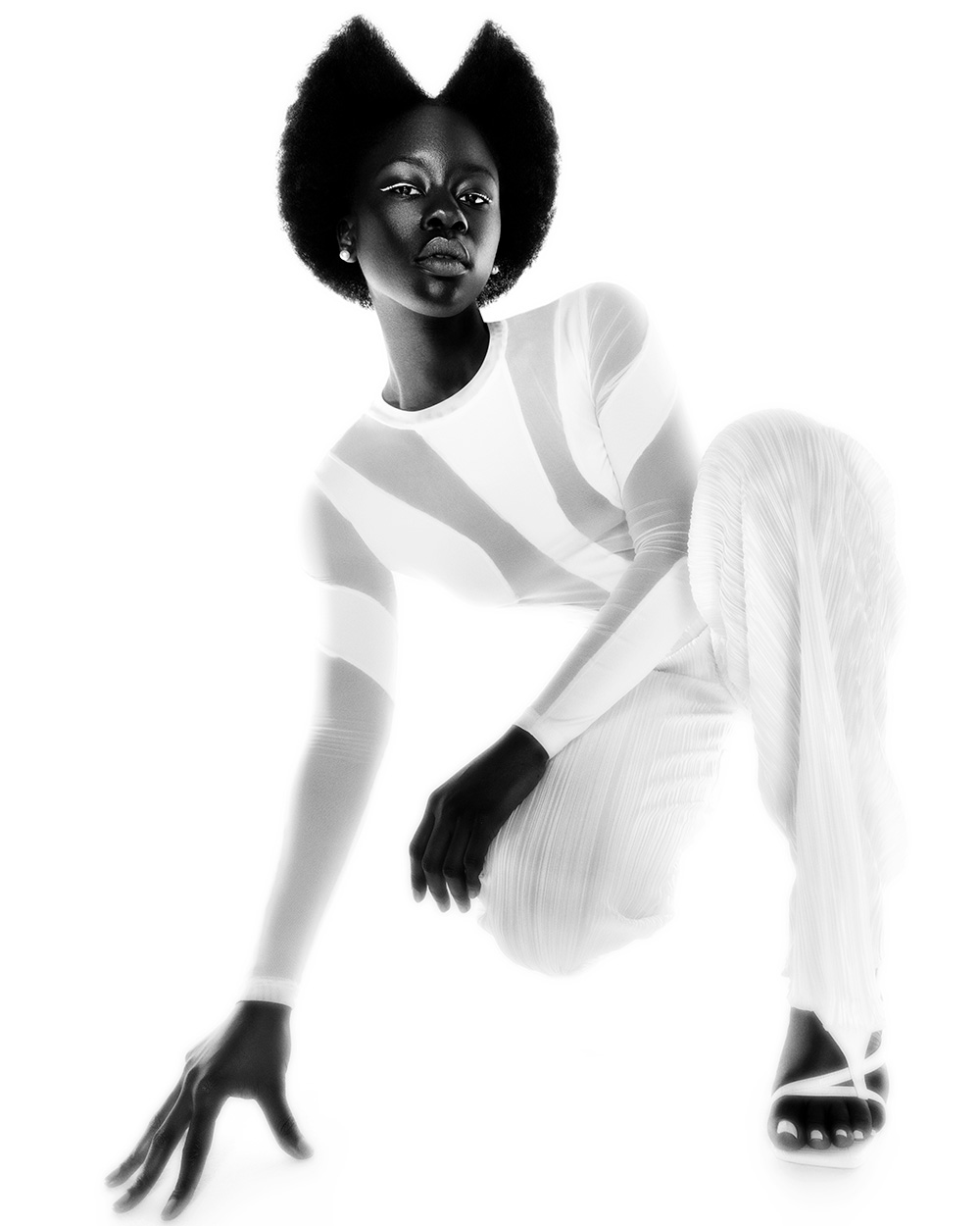 Darrel Starkey - BHA Afro Hairdresser of the Year 2025 - Round Cut Geometric Shaped Afro