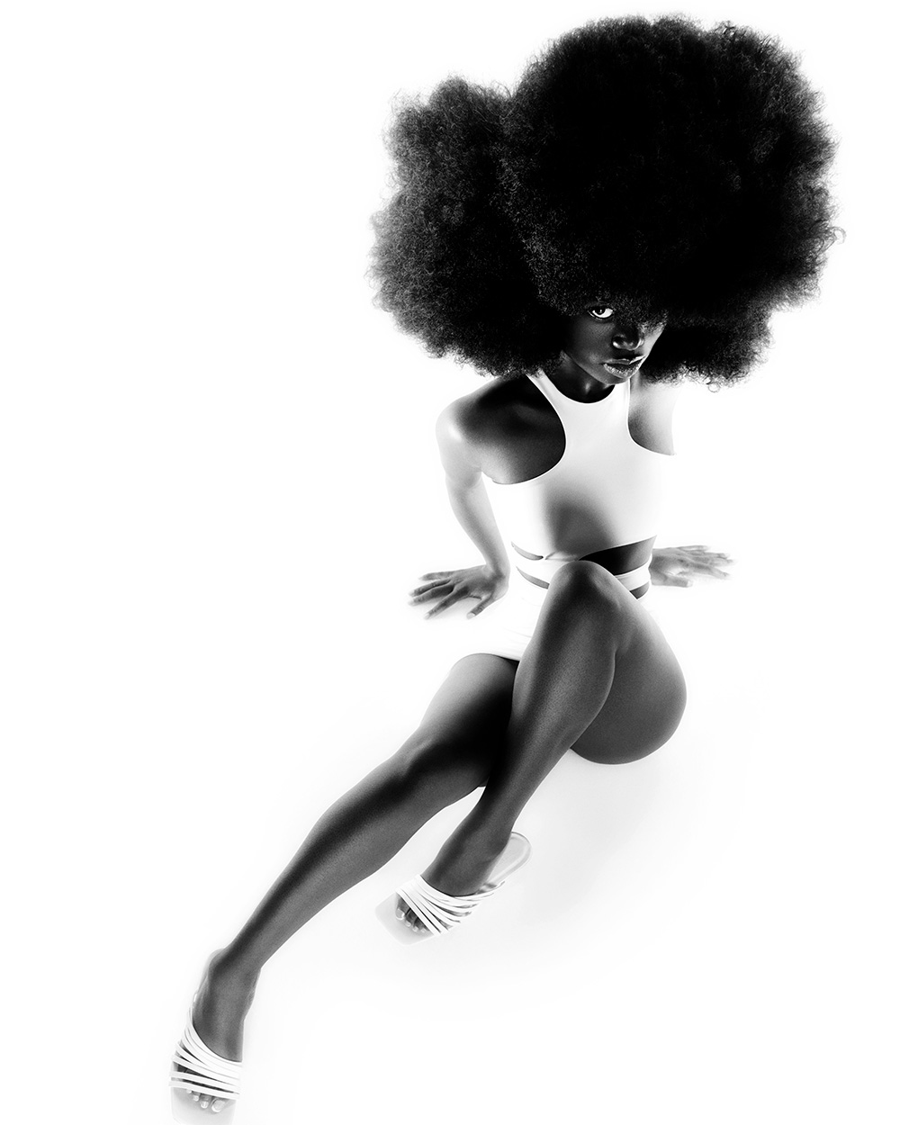 Darrel Starkey - BHA Afro Hairdresser of the Year 2025 - Big Textured Brushed Out Afro