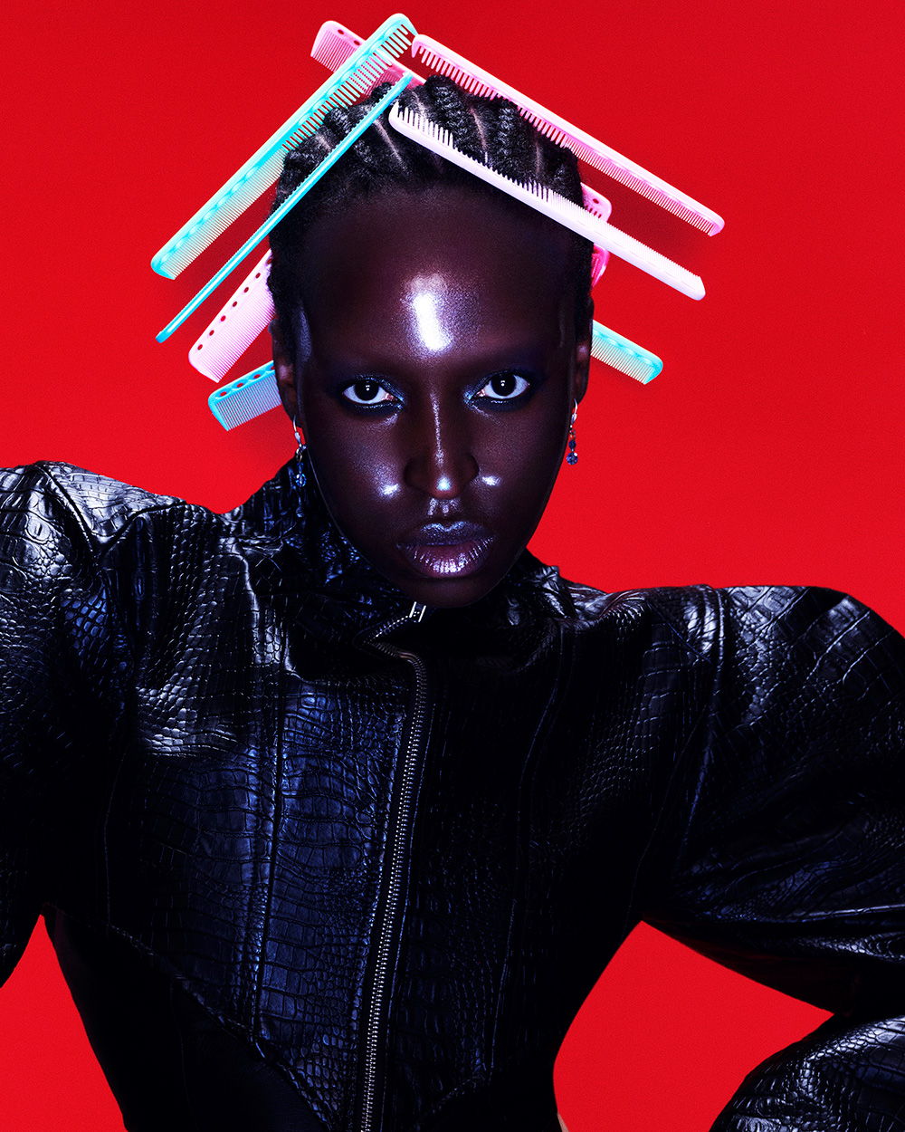 Lisa Farrall - BHA Afro Hairdresser of the Year 2025 - Afro Braids with Comb Accessories