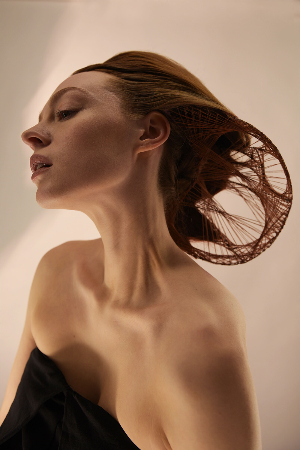 Sylvie Brooks - BHA Avant Garde Hairdresser of the Year 2025 - Sculpted, Web-Like Hair Structure