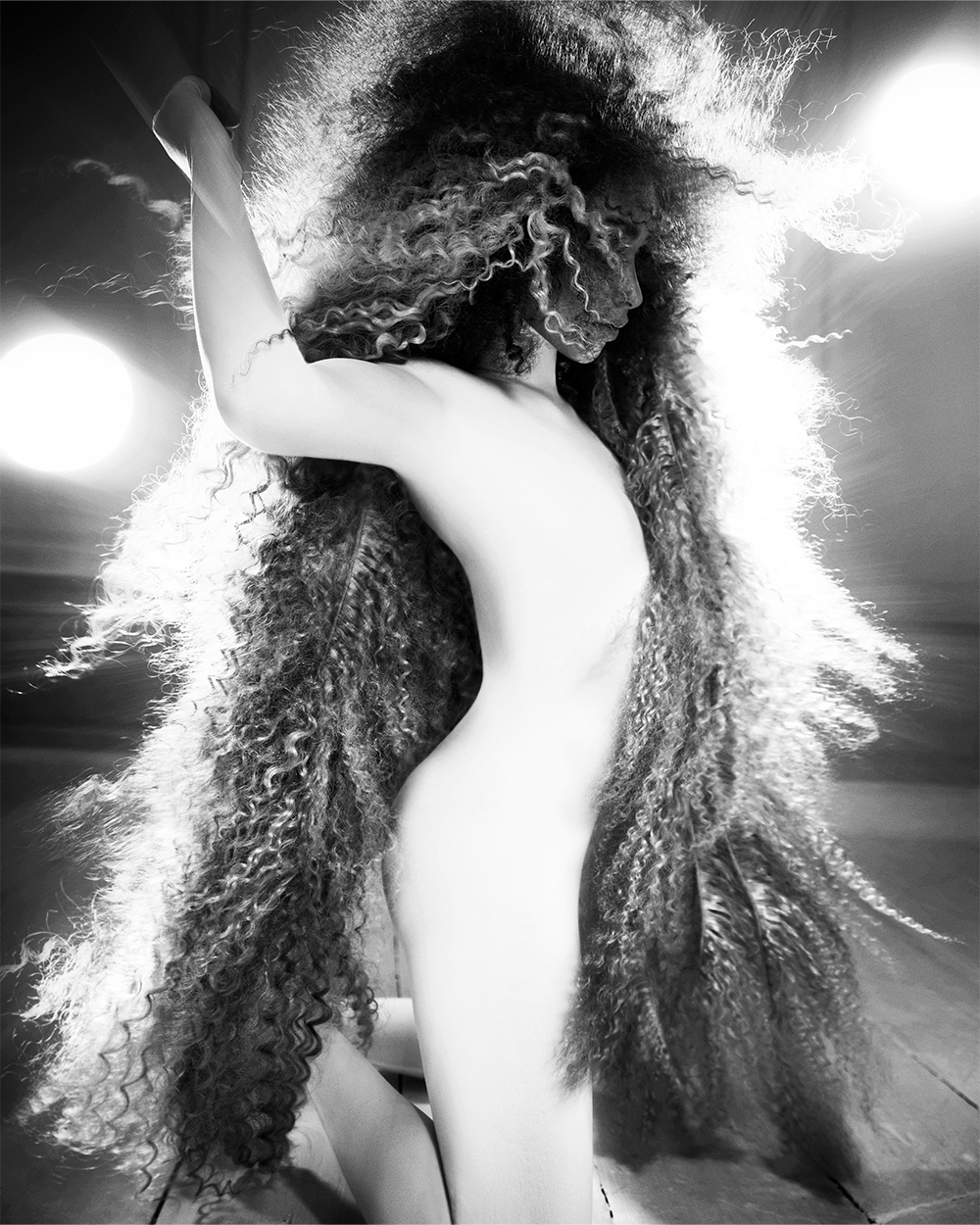 French & Ivi - BHA Artistic Team of the Year 2025 - Extra Long Curly Wig