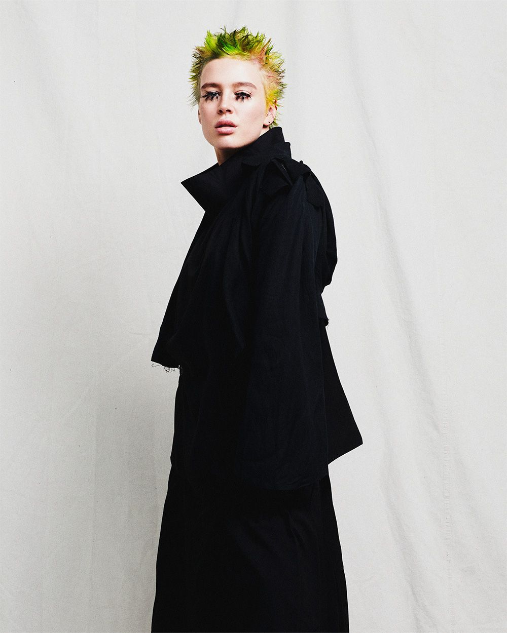 Rainbow Room International - BHA Artistic Team of the Year 2025 - Yellow and Green Spiked Short Style