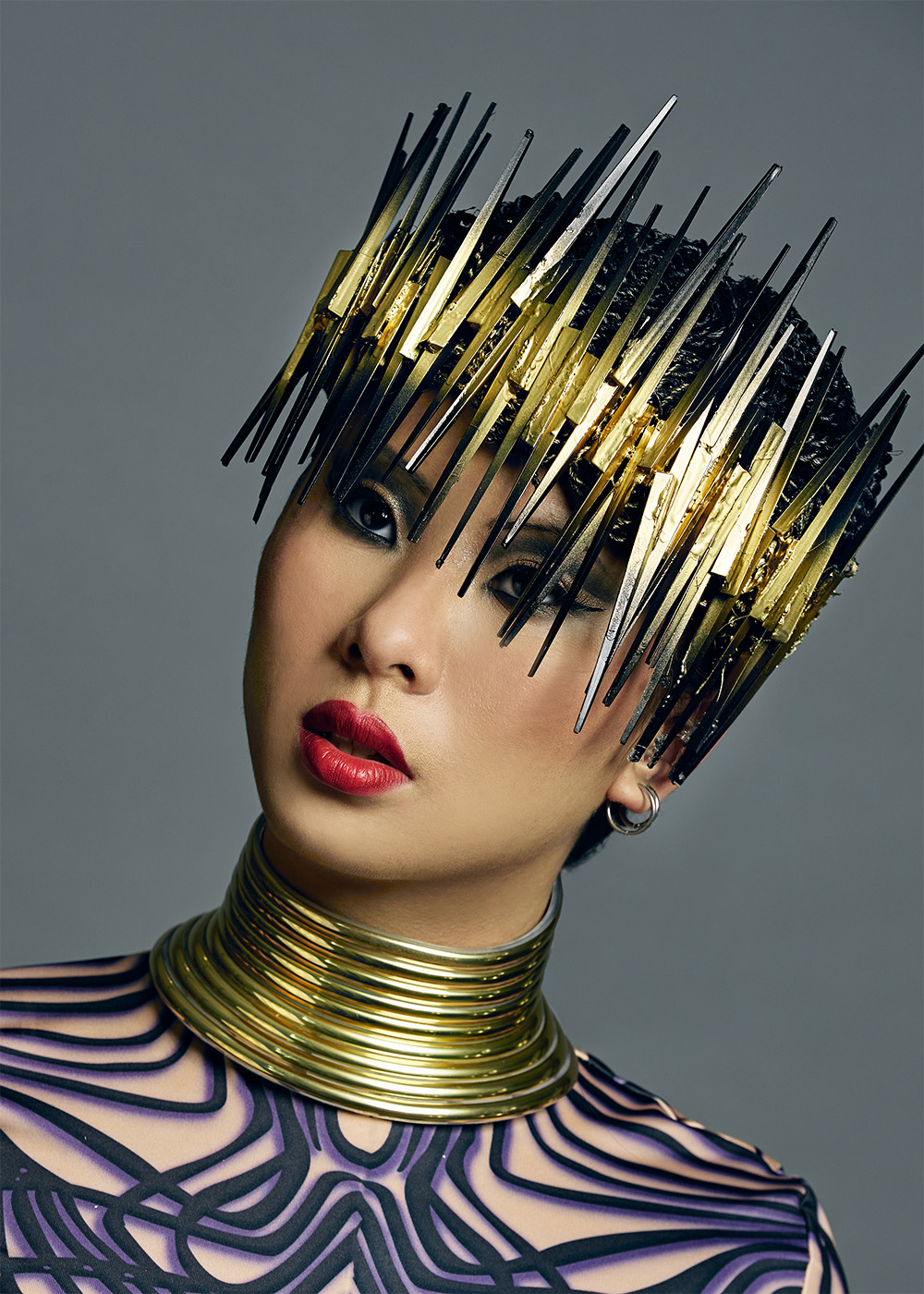 William & Bianca Gray BHA Avant Garde Hairdresser of the Year 2025 - Avant Garde Hair Crown