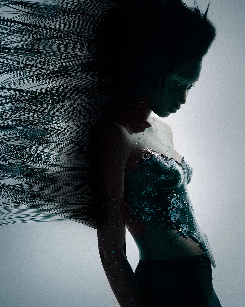 Darja Laett - BHA Avant Garde Hairdresser of the Year 2025 - Black Brushstrokes