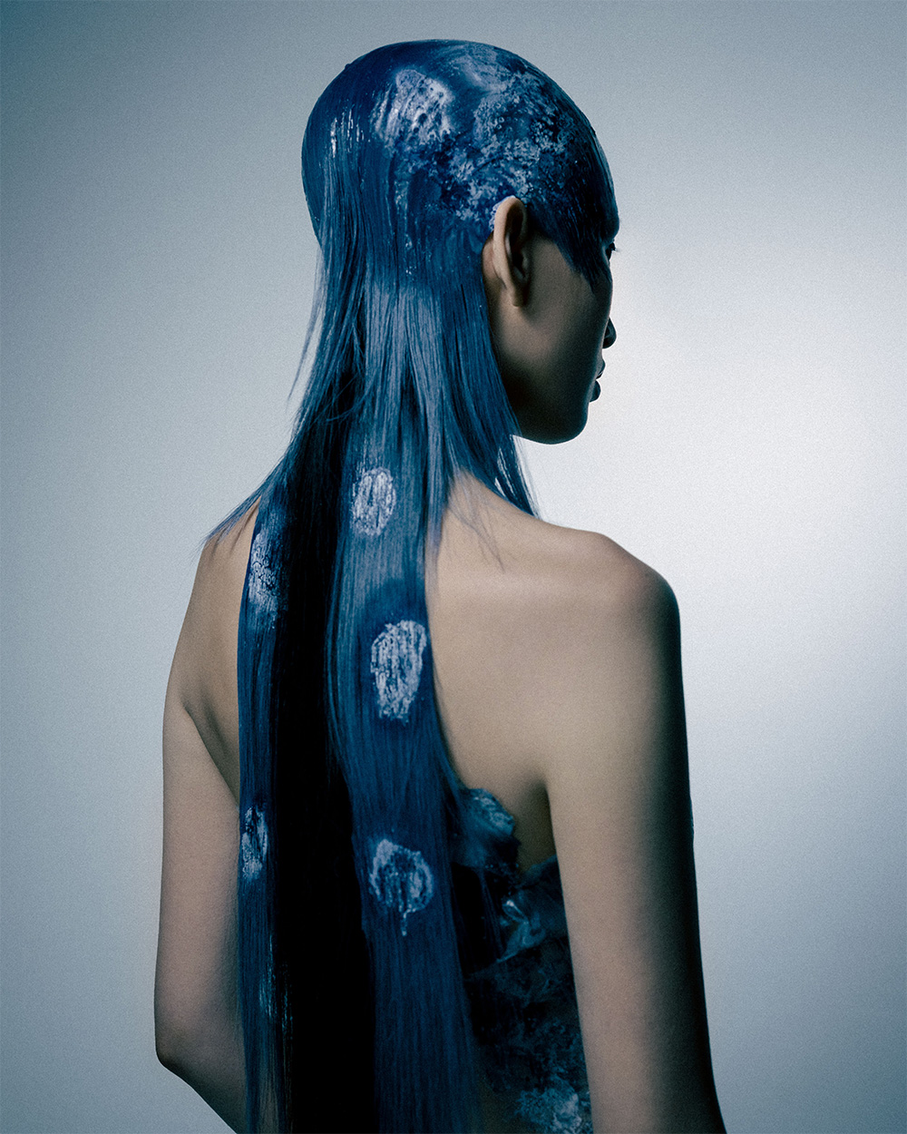  Darja Laett - BHA Avant Garde Hairdresser of the Year 2025 - Blue Oil Slick