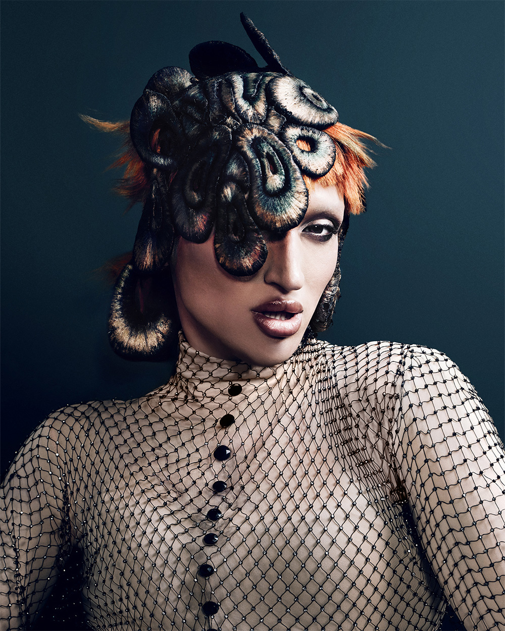 Jean Sylvestre Finold BHA Avant Garde Hairdresser of the Year 2025 - Sculpted, Woven Head Piece