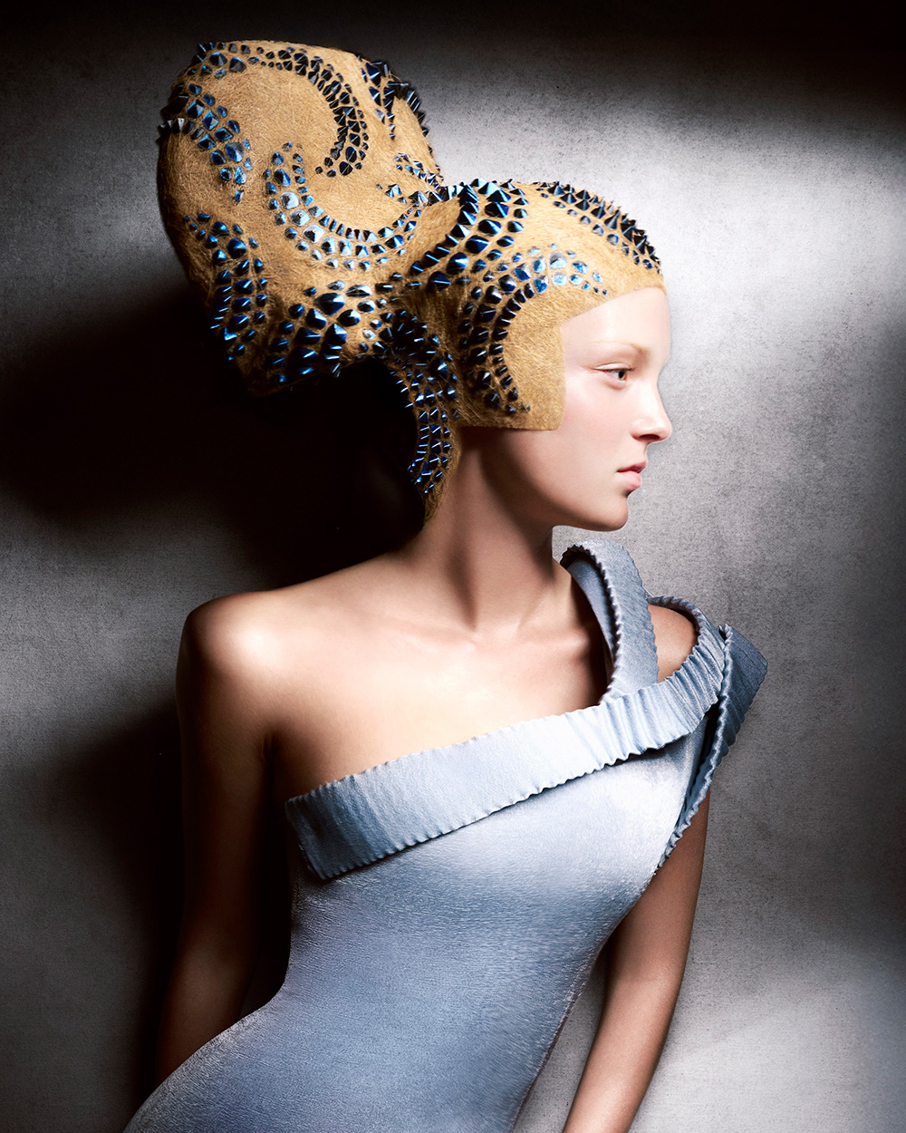 Efi Davies - BHA Avant Garde Hairdresser of the Year 2025 - Blonde Oversized Bun