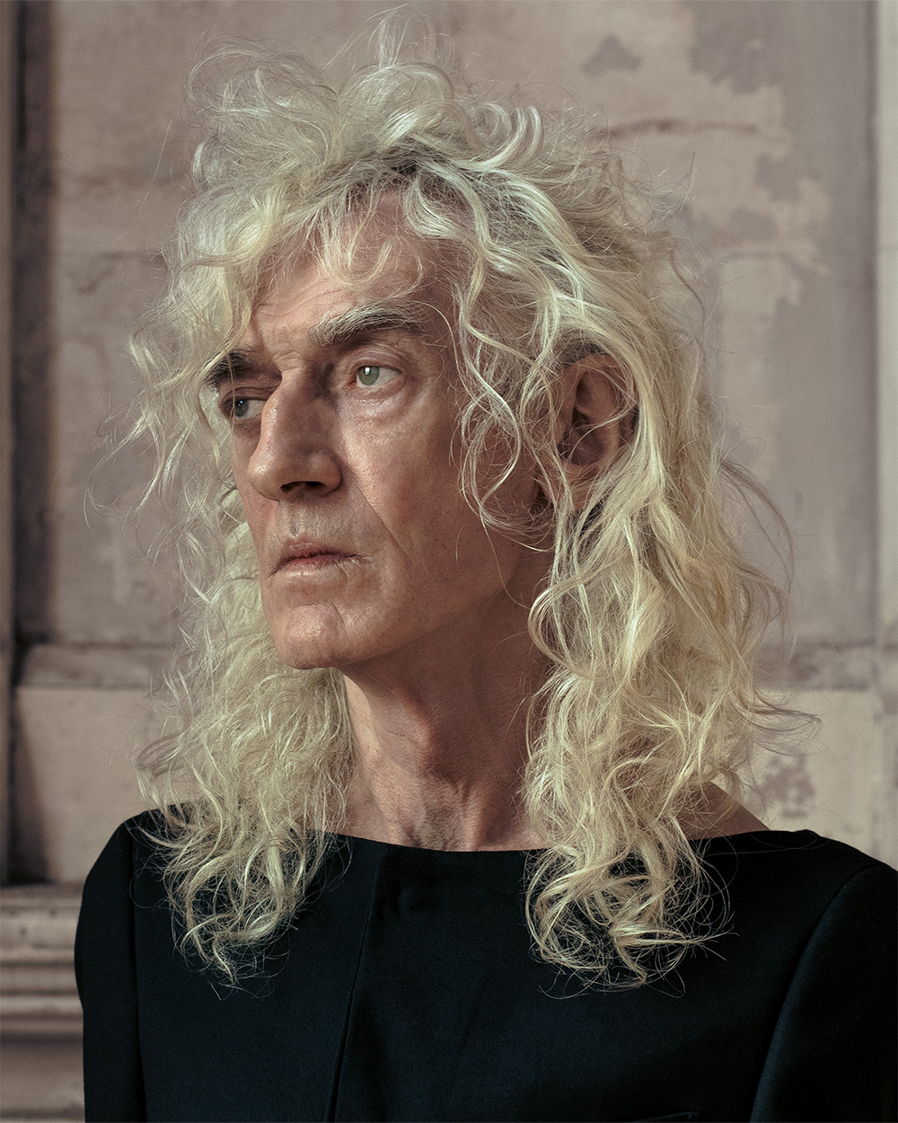 Sam Elliot – BHA Men’s Hairdresser of the Year 2025 - White Blonde Curly Mullet