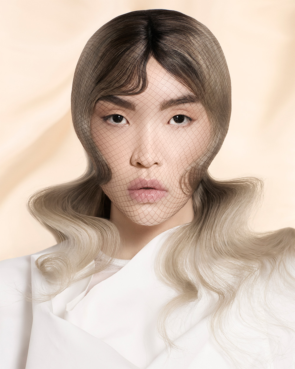 Millie Nesbitt BHA Newcomer of The Year 2025 Finalist Collection - Hollywood Waves with Avant Garde Netting