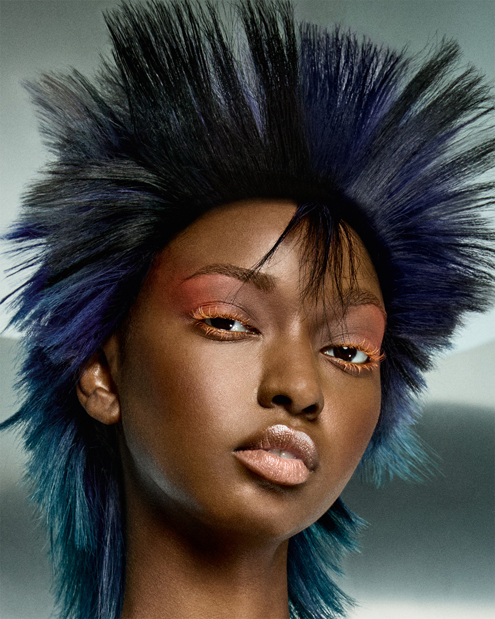 Emanuele Temperini - BHA Schwarzkopf Professional British Colour Technician of the Year 2025 - Black and Blue Spikes