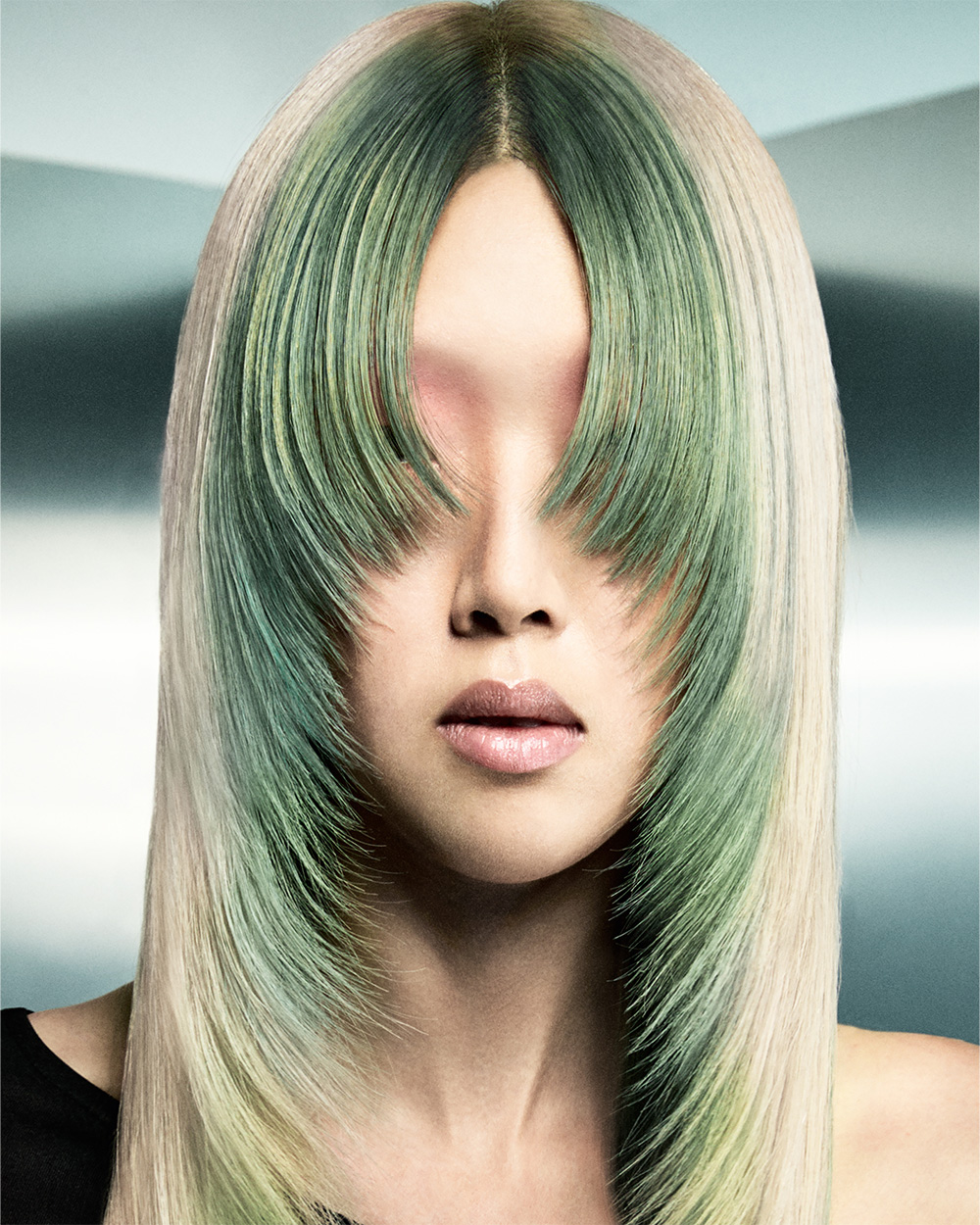 Emanuele Temperini - BHA Schwarzkopf Professional British Colour Technician of the Year 2025 - Long Green and Platinum Layers