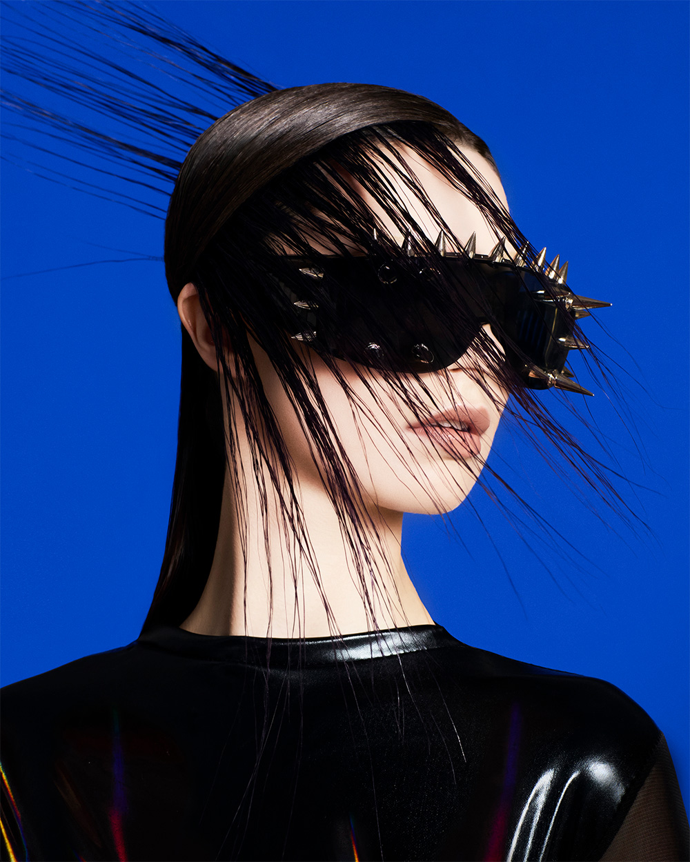 Kerry Adair BHA Newcomer of The Year 2025 Finalist Collection - Slicked Back Style with Spiked Hair Pieces