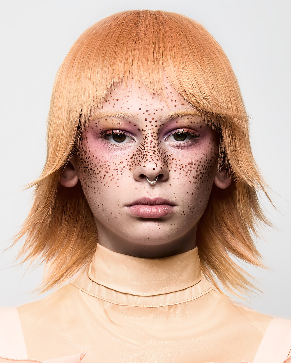 Chloe Houston Newcomer of The Year 2025 Finalist Collection - Choppy Copper Bob with Fringe