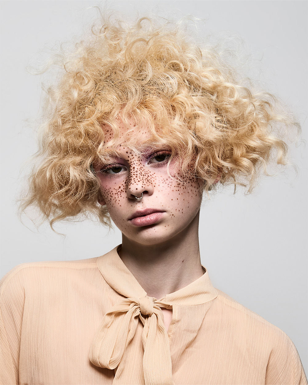 Chloe Houston Newcomer of The Year 2025 Finalist Collection - Blonde, Curly Textured Bob
