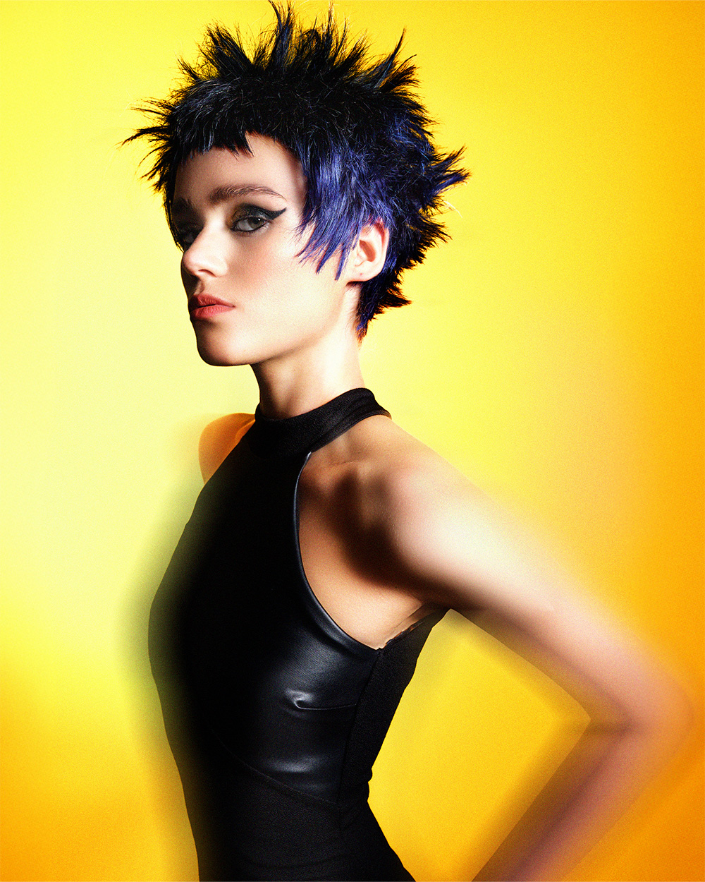 Jak Hall Newcomer of The Year 2025 Finalist Collection - Violet-Toned Pixie Cut