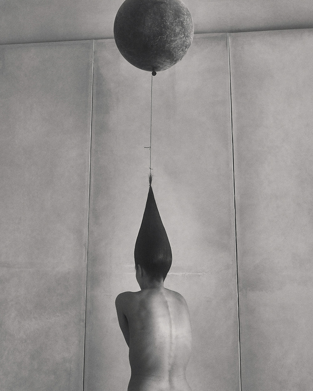 Gary Gill - BHA Session Hairdresser of the Year 2025 - Long Hair Held Up With Balloon