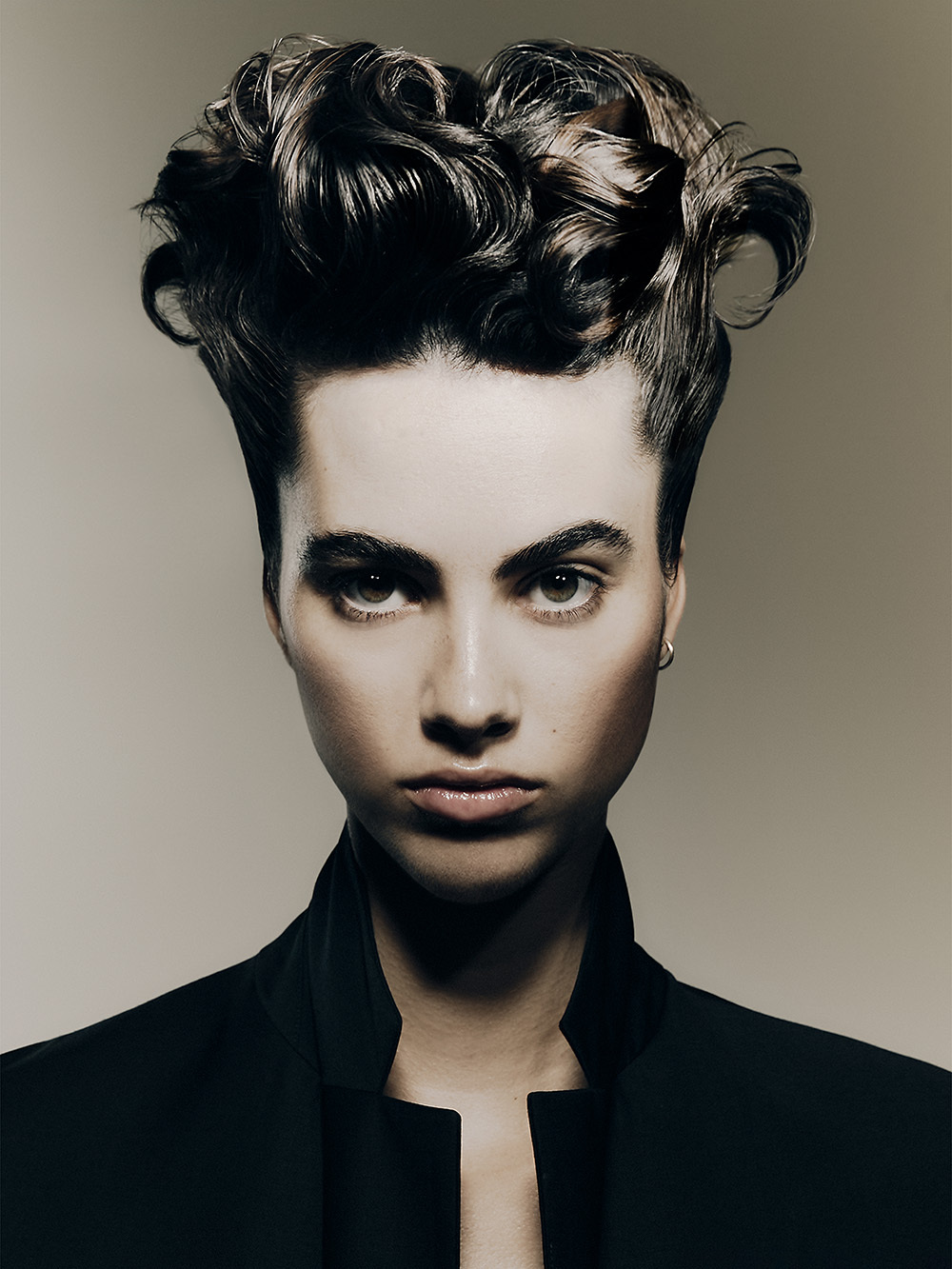 Richard Ashforth British Hairdresser of The Year 2025 Nominee Collection - Curly Pompadour Updo