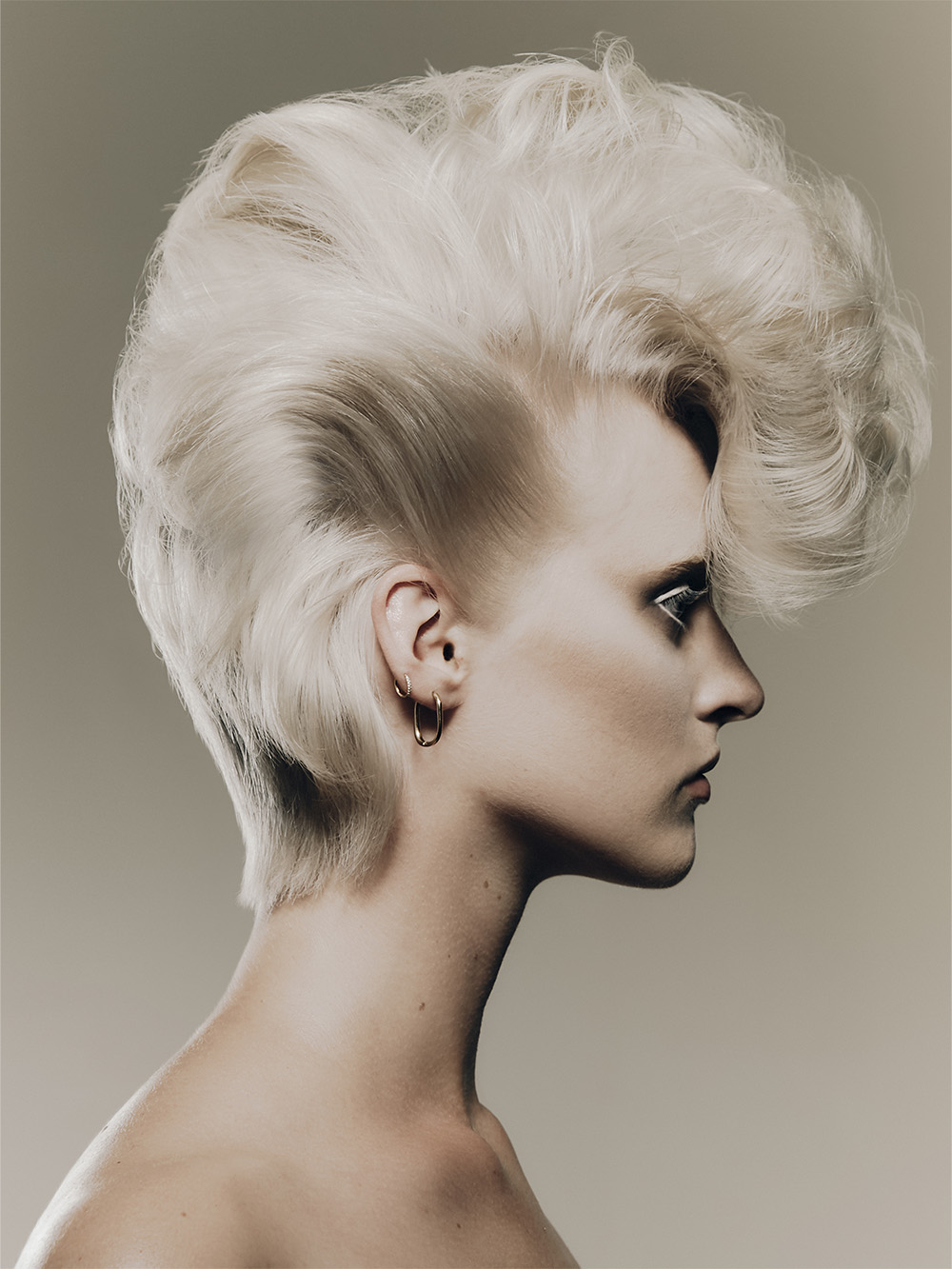 Richard Ashforth British Hairdresser of The Year 2025 Nominee Collection - Platinum Pompadour