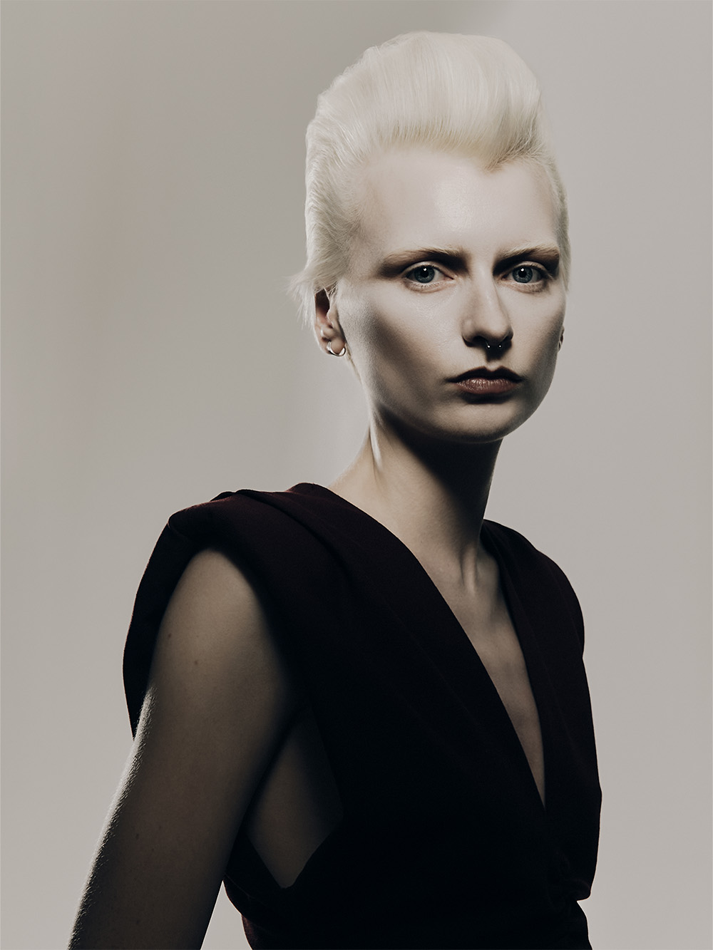 Richard Ashforth British Hairdresser of The Year 2025 Nominee Collection - Voluminous Platinum Blonde Pompadour