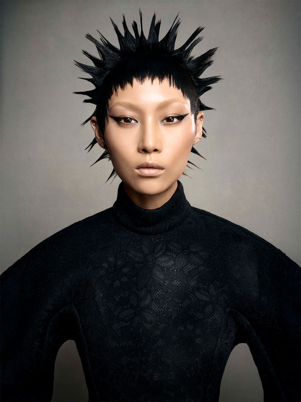 Efi Davies - British Hairdresser of The Year 2025 - Black Spikes