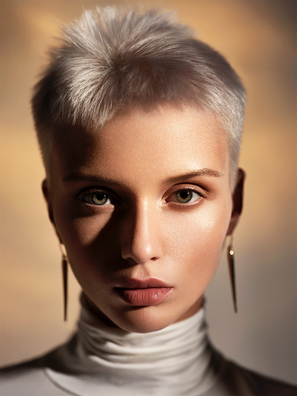 Robert Eaton - BHA British Hairdresser of the Year 2025 - Short, Cropped Platinum Pixie