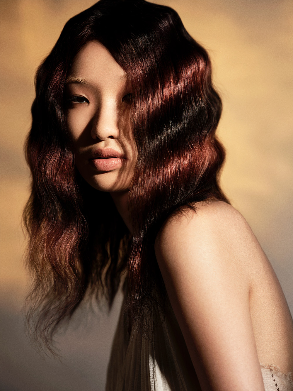Robert Eaton - BHA British Hairdresser of the Year 2025 - Long, Wavy, Auburn hair with Dark Roots
