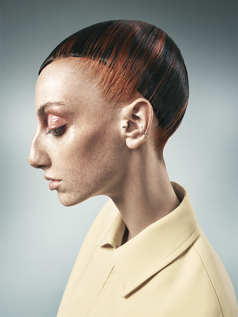 Cos Sakkas - BHA British Hairdresser of the Year 2025 - Sleek, Two-Tone Undercut Pixie
