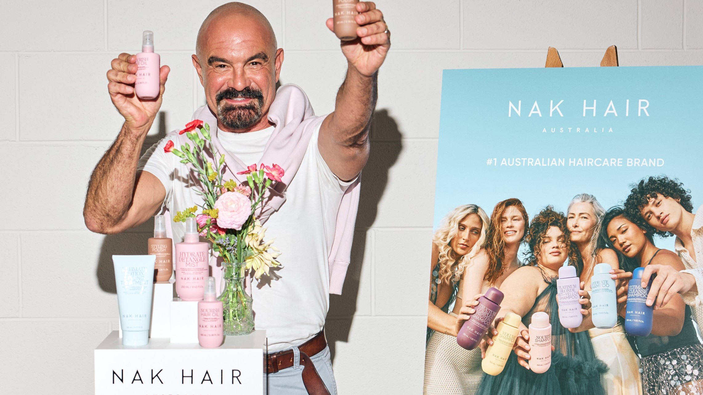 NAK Hair appoints Andrew Barton as its new European brand ambassador