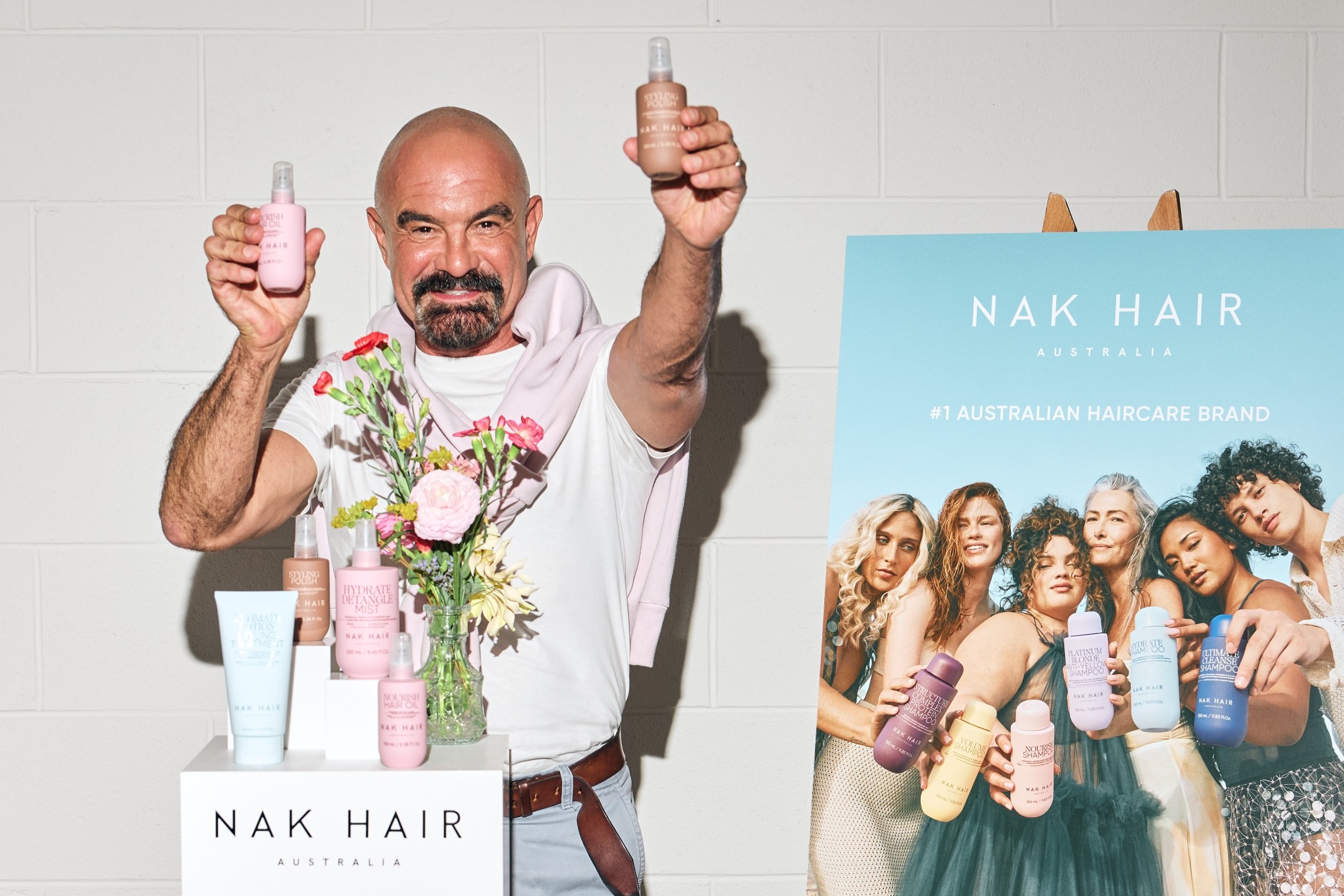 NAK Hair appoints Andrew Barton as its new European brand ambassador